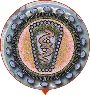 Ilustração de célula cancerígena